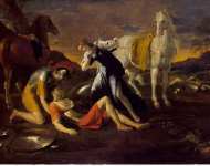 Poussin Nicolas Tancred and Erminia  - Hermitage